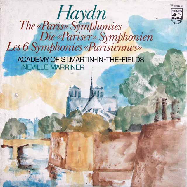 【未開封】　マリナーのハイドン/パリ交響曲集（第82～87番）　蘭PHILIPS　3632　LP レコード
