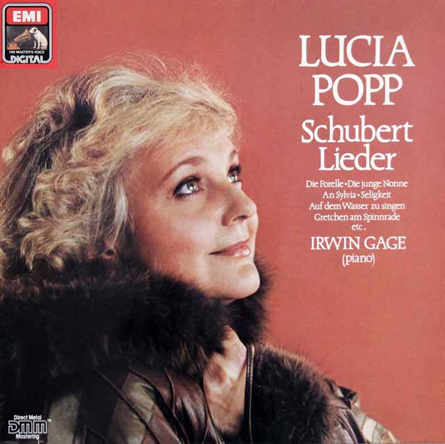 ポップのシューベルト/歌曲集　独EMI　3632　LP レコード