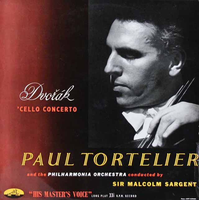 【オリジナル盤】　トルトゥリエ、サージェントのドヴォルザーク/チェロ協奏曲　英EMI　3632　LP レコード