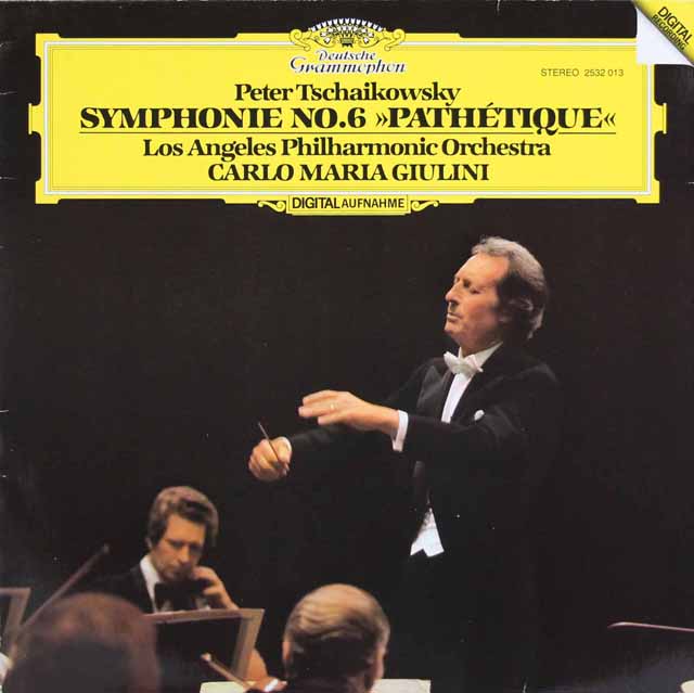 ジュリーニのチャイコフスキー/交響曲第6番「悲愴」　独DGG　3632　LP レコード