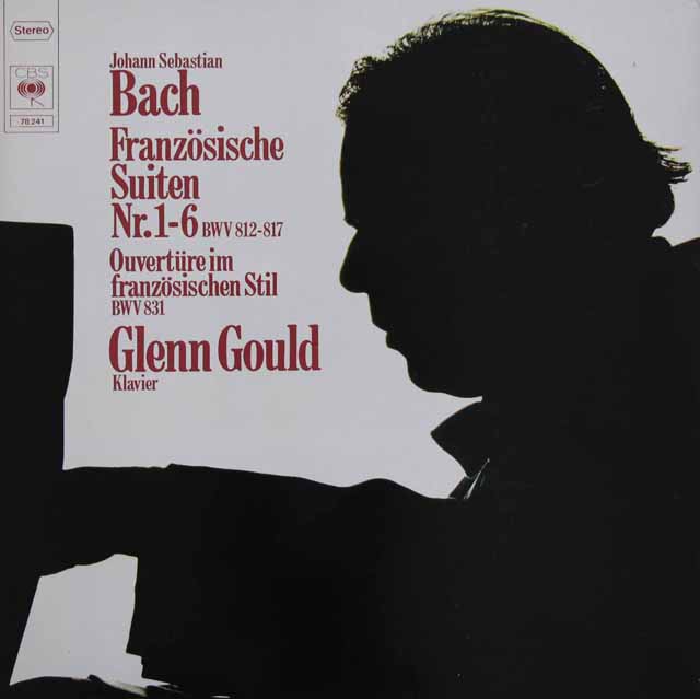 グールドのバッハ/フランス組曲全集（全6曲）　独CBS　3632　LP レコード