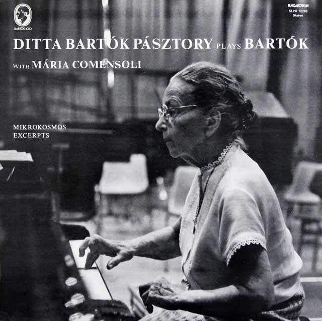 バルトーク＝パーストリらのバルトーク/ミクロコスモス抜粋ほか　ハンガリーHUNGAROTON　3632　LP レコード
