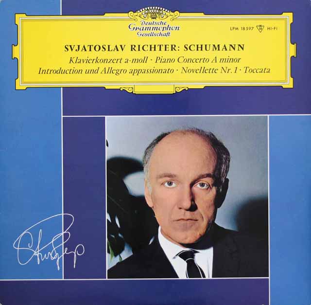 【モノラル】　リヒテルのシューマン/ピアノ協奏曲ほか　独DGG　3633　LP レコード