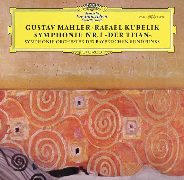 クーベリックのマーラー/交響曲第1番「巨人」　独DGG　3633　LP レコード