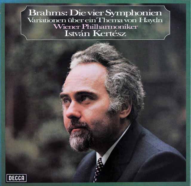 ケルテスのブラームス/交響曲全集　独DECCA　3633　LP レコード