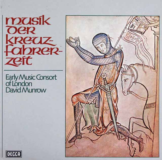 マンロウの「十字軍の音楽」　独DECCA　3634　LP レコード