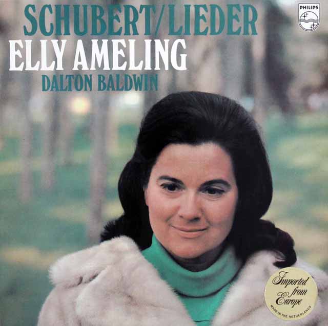 アメリングのシューベルト/歌曲「夕映えの中で」ほか　蘭PHILIPS　3634　LP レコード