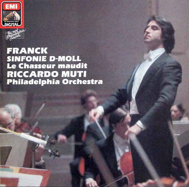 ムーティのフランク/交響曲ニ短調ほか　独EMI　3634　LP レコード