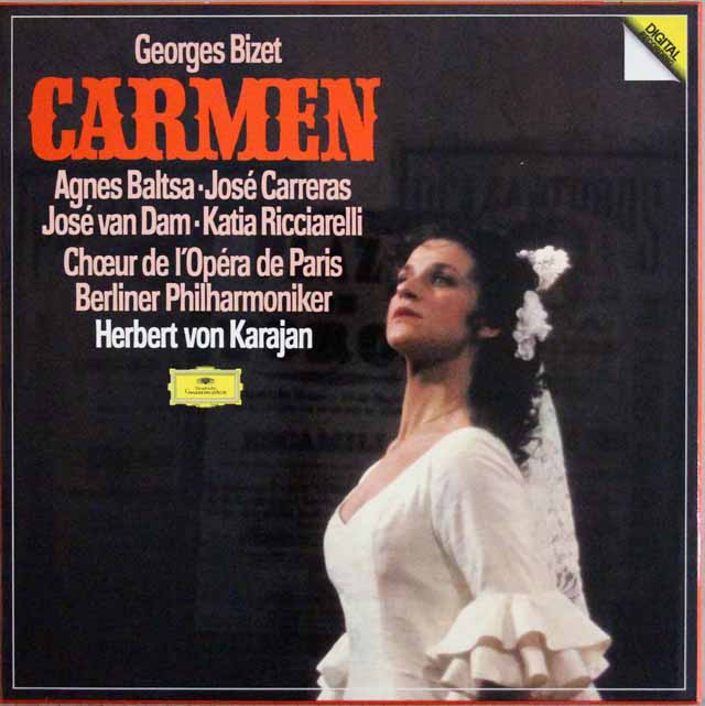 【未開封】　カラヤンのビゼー/歌劇「カルメン」全曲　独DGG　3746　LP レコード