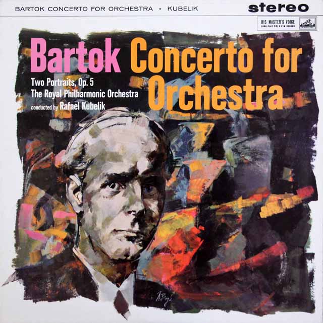 【オリジナル盤】　クーベリックのバルトーク/管弦楽のための協奏曲　英EMI（HMV）　3635　LP レコード