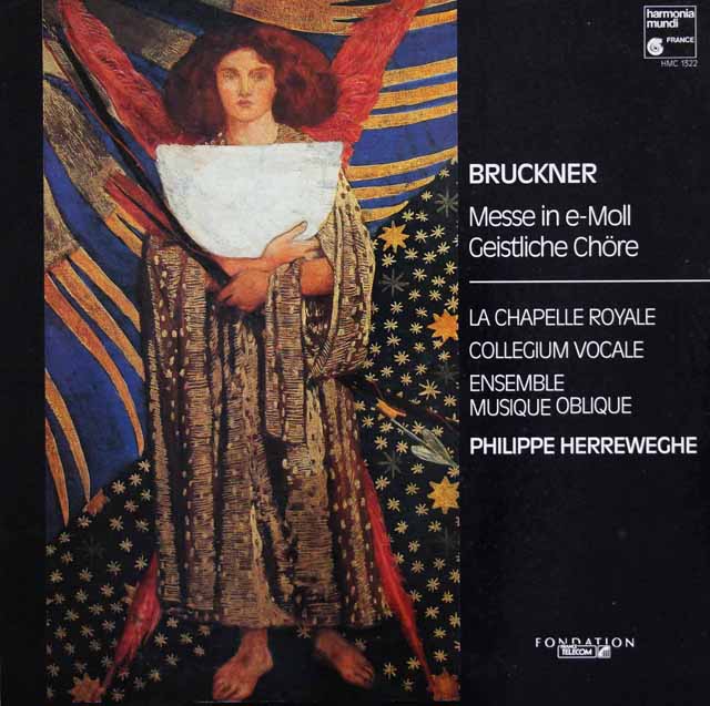 ヘレヴェッヘのブルックナー/ミサ曲ホ短調　仏HM　3635　LP レコード　