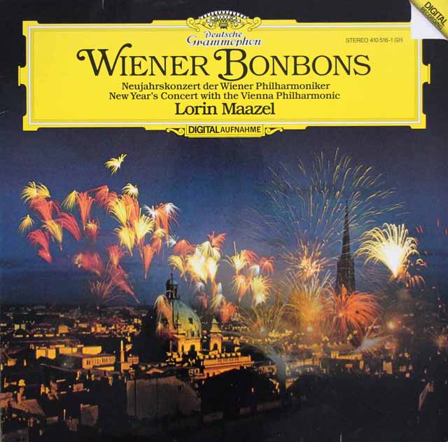 マゼールのニュー・イヤー・コンサート1983 「ウィーンのボンボン」ほか　独DGG　3635　LP レコード