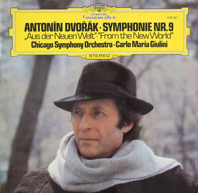 ジュリーニのドヴォルザーク/交響曲第9番「新世界より」　独DGG　3635　LP レコード