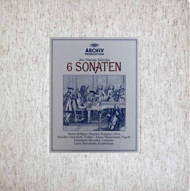 ホリガーらのゼレンカ/6つのトリオ・ソナタ集　独ARCHIV　3635　LP レコード