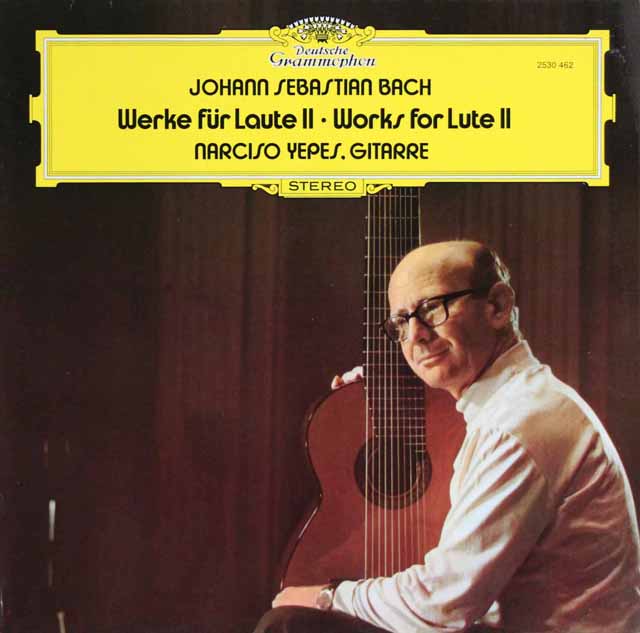 イエペスのバッハ/リュート作品集 Vol.2　独DGG　3636　LP レコード