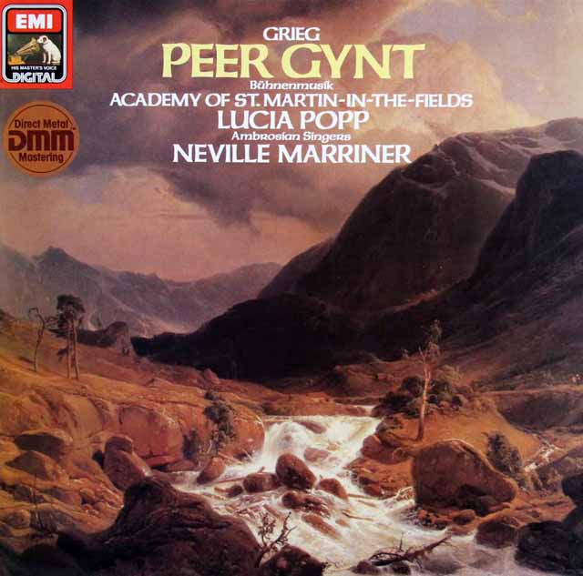 ポップ、マリナーのグリーグ/「ペール・ギュント」抜粋　独EMI　3636　LP レコード