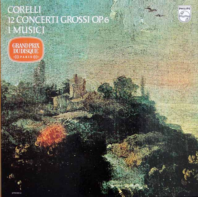 イ・ムジチ合奏団のコレッリ/12の合奏協奏曲 作品6　蘭PHILIPS　3636　LP レコード