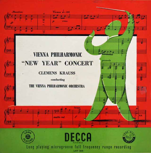 クラウスのニューイヤー・コンサート　英DECCA　3636　LP レコード