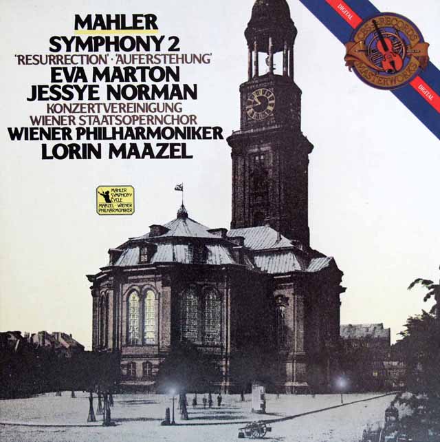 マゼールのマーラー/交響曲第2番「復活」　蘭CBS　3636　LP レコード