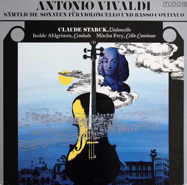 シュタルクのヴィヴァルディ/チェロソナタ集（第1～9番）　スイスTUDOR　3637　LP レコード