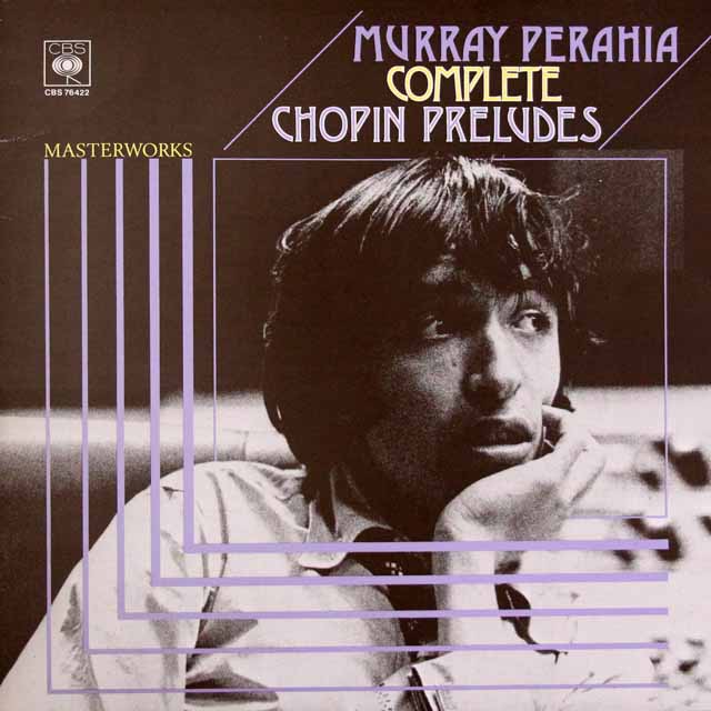 ペライアのショパン/24の前奏曲集　独CBS　3637　LP レコード