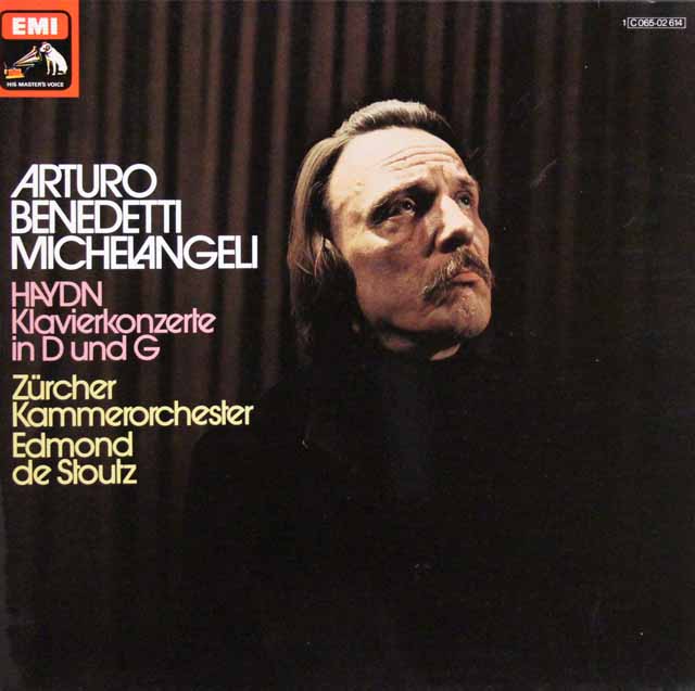 【独最初期盤】　ミケランジェリのハイドン/ピアノ協奏曲集　独EMI　3637　LP レコード