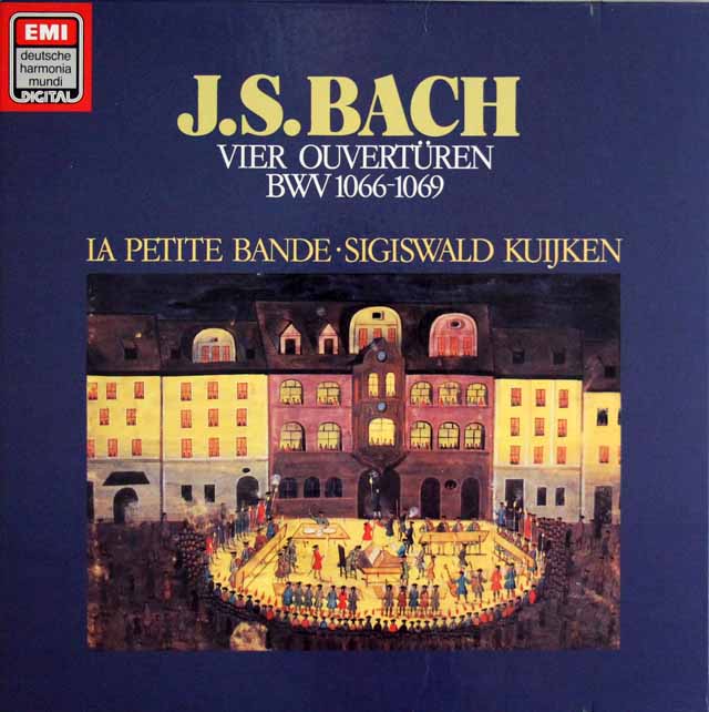 クイケン&ラ・プティット・バンドのバッハ/「管弦楽組曲」  独EMI/HM  3637　LP レコード