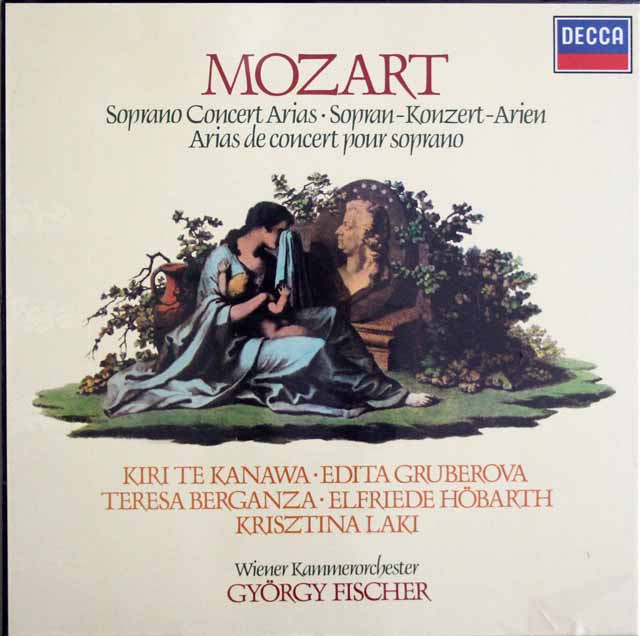 【未開封】　テ・カナワ、グルベローヴァ、ベルガンサらのモーツァルト/ソプラノのための演奏会用アリア集　独DECCA　3637　LP レコード