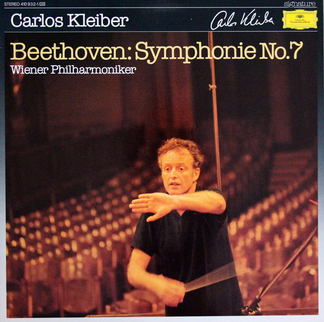 クライバーのベートーヴェン/交響曲第7番　独DGG　3638　LP レコード