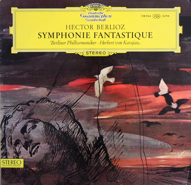 【独最初期盤】　カラヤンのベルリオーズ/幻想交響曲　独DGG　3638　LP レコード