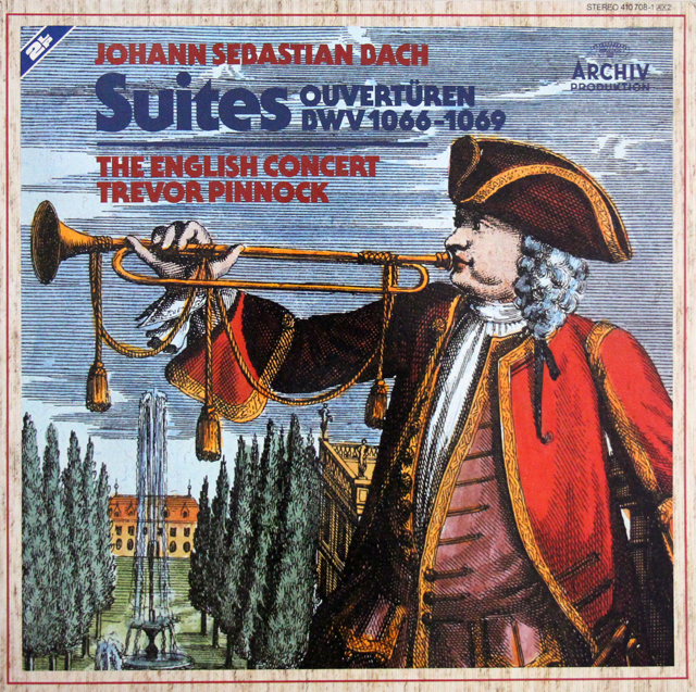 ピノックのバッハ/管弦楽組曲集　独ARCHIV　3638　LP レコード
