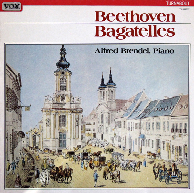 ブレンデルのベートーヴェン/バガテル集　蘭VOX　3638　LP レコード