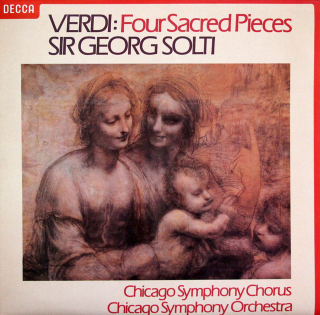 【オリジナル盤】ショルティのヴェルディ/聖歌四篇　英DECCA　3638　LP レコード