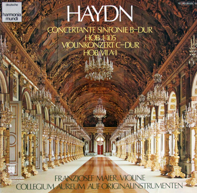 コレギウム・アウレウム合奏団のハイドン/ 協奏交響曲＆ヴァイオリン協奏曲　独HM　3638　LP レコード