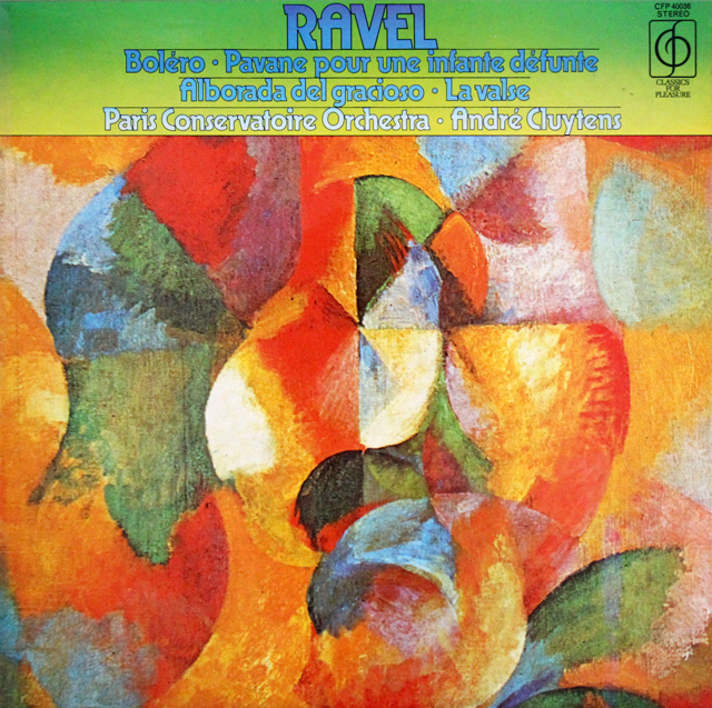クリュイタンスのラヴェル/「ボレロ」、「ラ・ヴァルス」ほか　英CFP（EMI）　3638　LP レコード