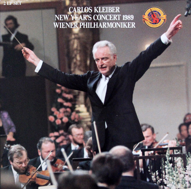 クライバーのニューイヤーコンサート 1989＆1992　蘭CBS, 独Sony Classical　3638　LP レコード
