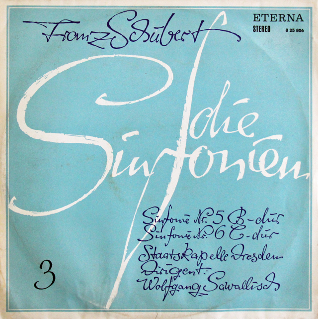 サヴァリッシュのシューベルト/交響曲第5、6番　独ETERNA　3638　LP レコード