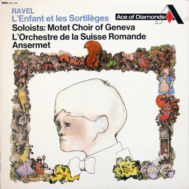 アンセルメのラヴェル/「子どもと魔法」　英DECCA　3639　LP レコード