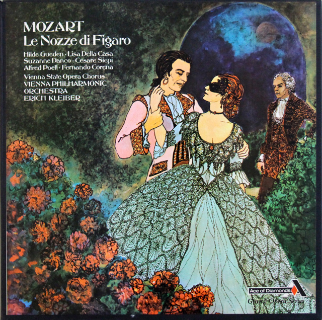 エーリヒ・クライバーのモーツァルト/「フィガロの結婚」全曲　スペインDECCA(Ace of Diamonds)　3639　LP レコード