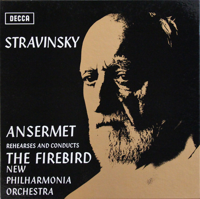 【オリジナル盤、リハーサル付き】　アンセルメのストラヴィンスキー/火の鳥　英DECCA　3639　LP レコード