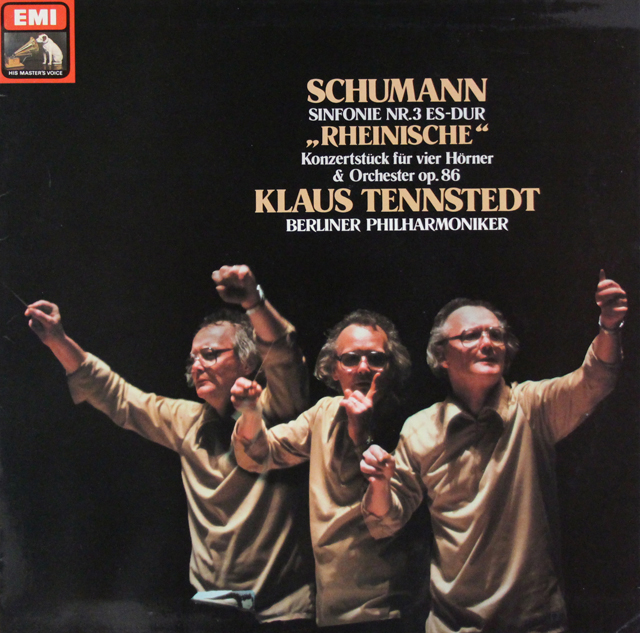 テンシュテットのシューマン/交響曲第3番「ライン」ほか　独EMI　3639　LP レコード