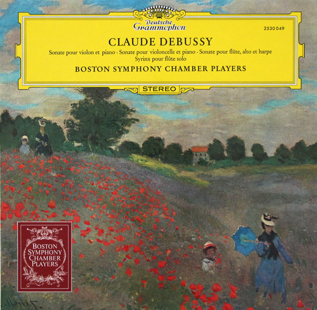 ボストン交響楽団室内アンサンブルのドビュッシー/ソナタ集　独DGG　3639　LP レコード