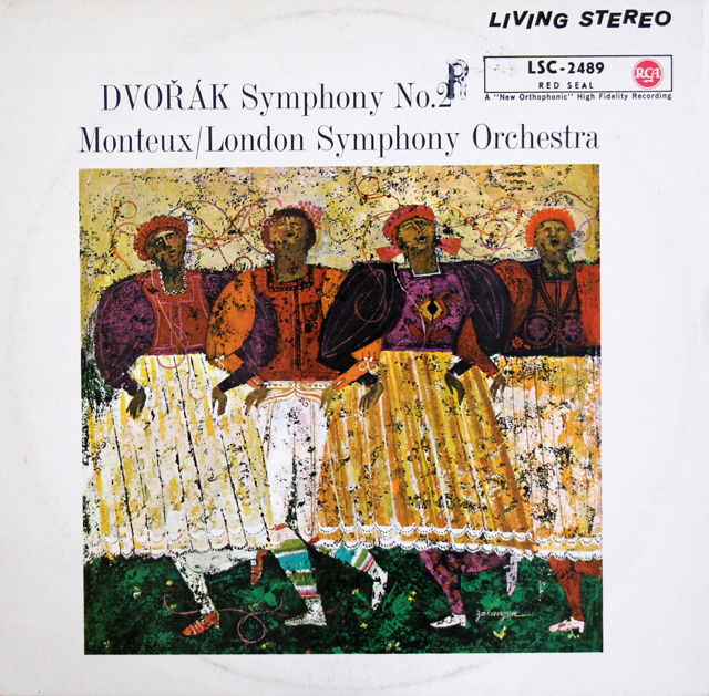 モントゥーのドヴォルザーク/交響曲第7（2）番　独RCA　3640　LP レコード