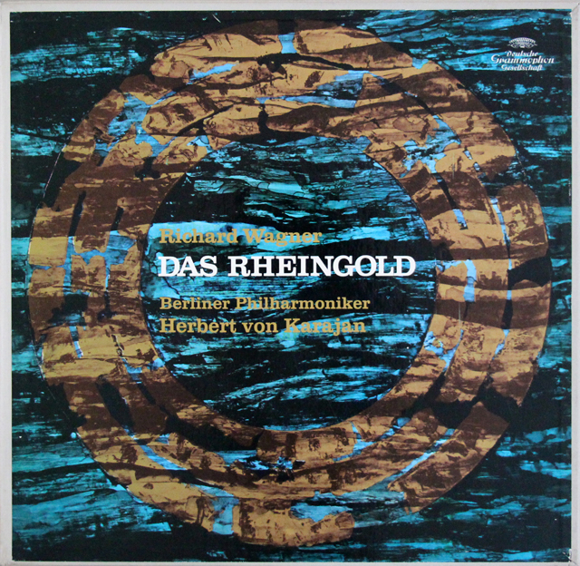 カラヤンのワーグナー/「ラインの黄金」全曲　独DGG　3640　LP レコード