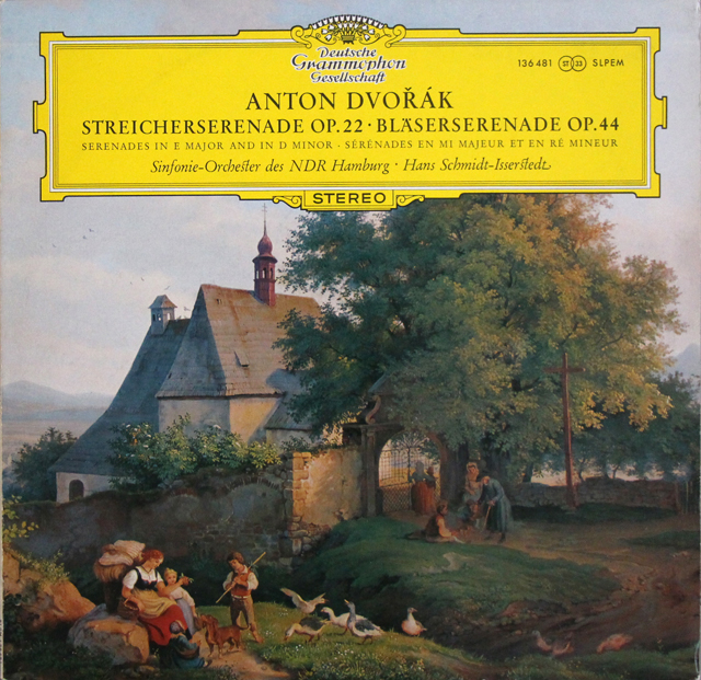 【独最初期盤】　イッセルシュテットのドヴォルザーク/弦楽セレナード、管楽セレナード　独DGG　3640　LP レコード