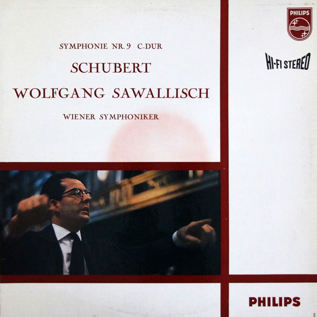 サヴァリッシュのシューベルト/交響曲 第9番「ザ・グレイト」　蘭PHILIPS　3640　LP レコード
