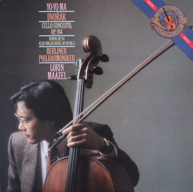 ヨーヨー・マ、マゼールのドヴォルザーク/チェロ協奏曲 ほか　蘭CBS　3640　LP レコード