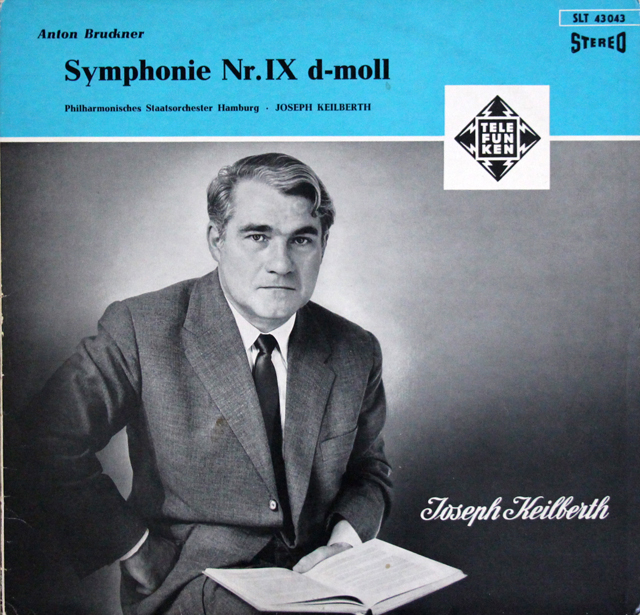 【オリジナル盤】カイルベルトのブルックナー/交響曲第9番　独telefunken　3640　LP レコード