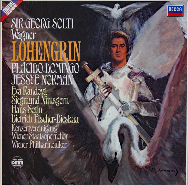 ショルティのワーグナー/「ローエングリン」全曲　独DECCA　3640　LP レコード