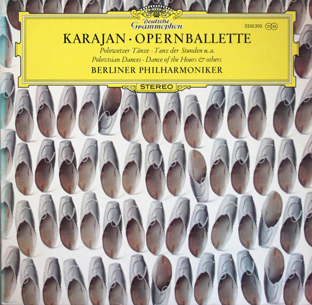 カラヤン/オペラのバレエ音楽　独DGG　3701　LP レコード